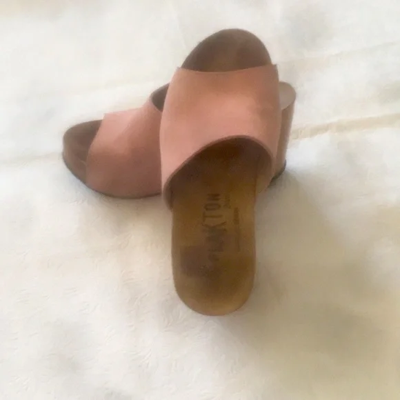 PLAKTON 4” Wedge  Leather Sandal - Picture 8 of 10